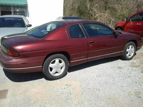 No reserve!! 1998 chevrolet monte carlo ls coupe 2-door 3.1l