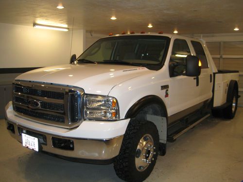 Ford f-350 4x4 cummins custom hauler!!  lariat with common rail cummins! nice!!