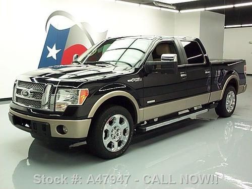 2012 ford f-150 lariat ecoboost supercrew tow 20's 30k texas direct auto