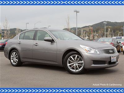 2009 g37 sedan: exceptionally clean, offered by mercedes-benz dealership
