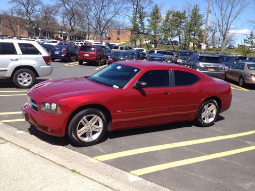 2006 dodge charger sxt v6 sedan 4-door 3.5l inferno red chrstal pearl