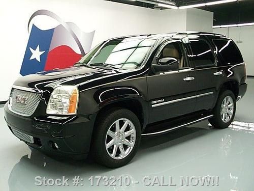 2010 gmc yukon denali awd sunroof nav dvd rear cam 33k! texas direct auto