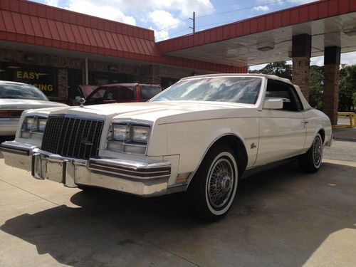 1983 buick riviera luxury convertible 2-door 5.0l