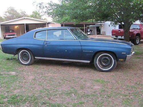 1970 chevy chevelle barn find  ss clone car  350 stock paint  very rare  lqqk