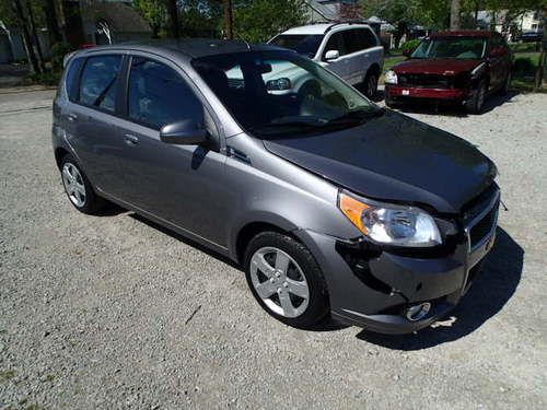 2011 chevy aveo lt, salvage, damaged, wrecked, crashed,  35 mpg, fuel saver