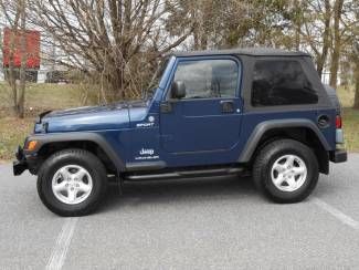 2004 jeep wrangler sport 4wd 4x4