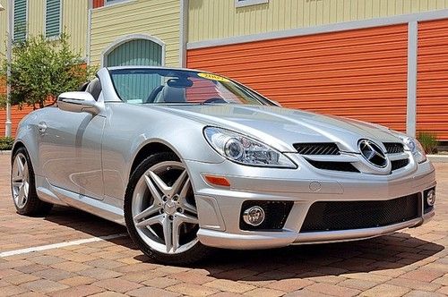 09 slk300, sport &amp; p1 pkg. low miles! mint! free shipping! we finance!