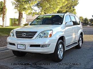 Gx470**dvd**pearl white**3rd row**navigation**we ship**financing**live youtube