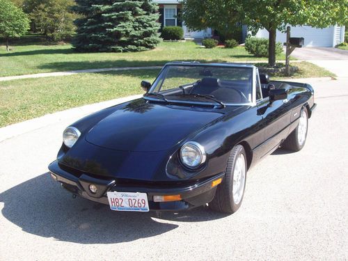 1986 alfa romeo spider veloce convertible 2-door 2.0l