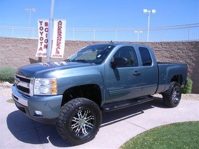 3" lifted 4x4 1500 lt pkg 5.3l v8 blue granite / black cloth loaded! abs trac