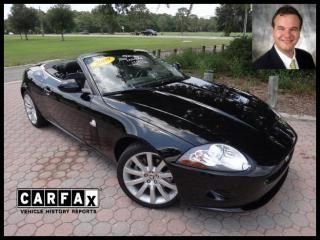 2009 jaguar xk series 2dr conv navigation convertible black with black leather