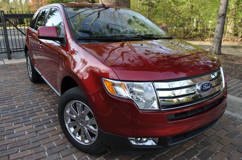 2009 ford edge sel.no reserve.leather/heated/chromes/sync/fogs/cruise/rebuilt