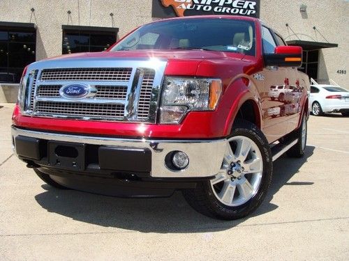 2012 f150 lariat 4x4 supercrew navigation moonroof 651 miles