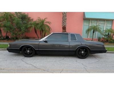 Custom monte carlo,  2" drop, coy wheels, very nice paint, original florida car