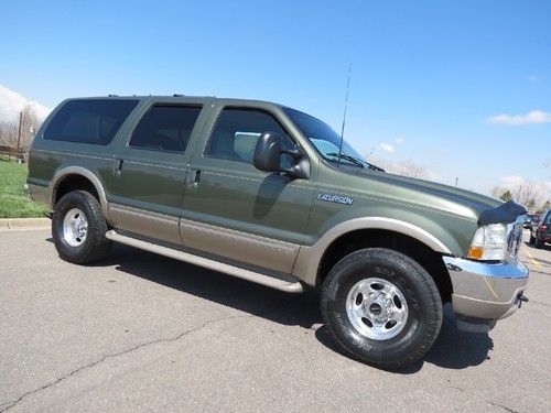 2002 ford excursion limited 7.3 powerstroke turbo diesel 4x4 v8 2 own ca/co rare