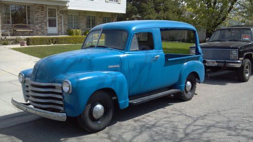 1951 chevrolet canopy express truck super rare running drives sububran panel