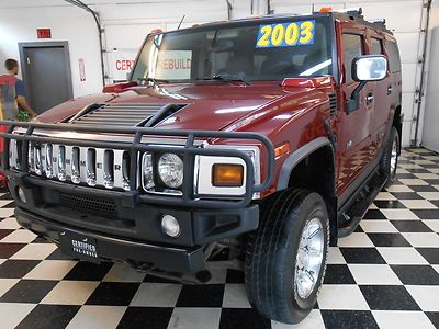 2003 h2 4x4 77k no reserve salvage rebuildable loaded