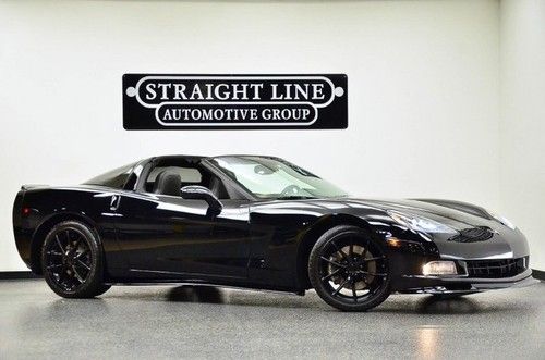 2011 chevrolet corvette coupe 6-speed black low miles