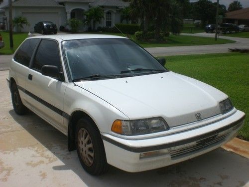 1991 Honda Civic DX Hatchback 3-Door 1.5L, image 2