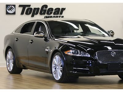 2012 jaguar xj l supercharged like new black balance of factory warranty remaing