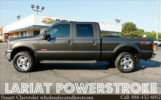 Used ford f 250 crew cab lariat powerstroke turbo diesel 4x4 pickup trucks 4wd