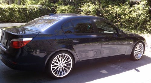 Bmw 545i sport *custom wheels* $15k+ replacement parts &amp; receipts *2013 navi*