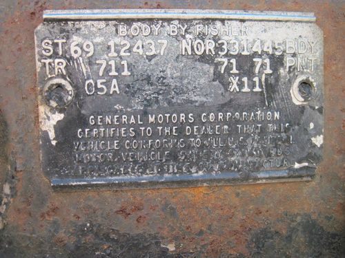 1969 Camaro x11 code, image 7