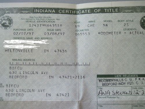 1969 Camaro x11 code, image 17