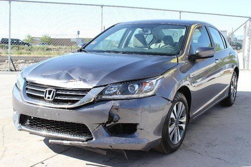 2013 honda accord sdn damadge repairable rebuilder only 6k miles runs!!!