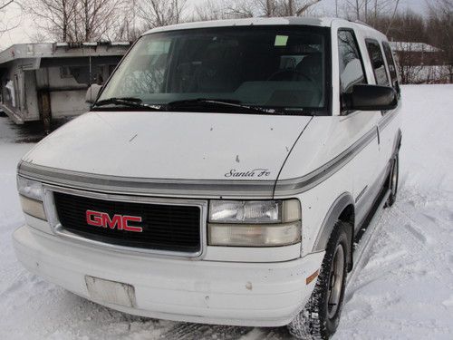 1995 95 gmc safari astro awd white 110k miles conversion passenger van clean