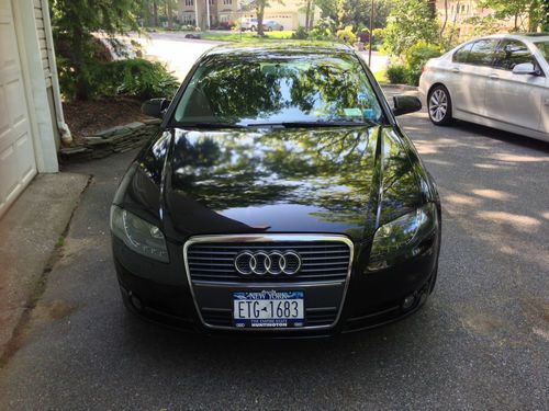 2006 black on black a4 2.0t s-line r8 style headlights leather seats sunroof