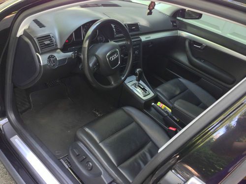 2006 Black on Black A4 2.0T S-Line R8 Style Headlights Leather Seats Sunroof, US $14,500.00, image 3