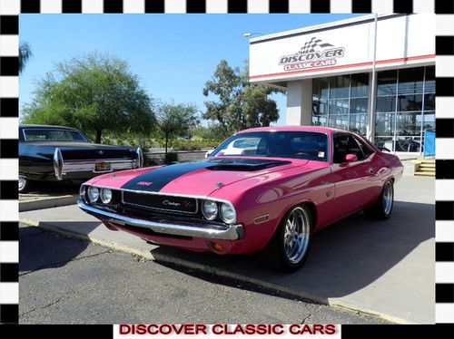 1970 dodge challenger r/t tribute--464ci, mopar, 6 speed, air conditioning