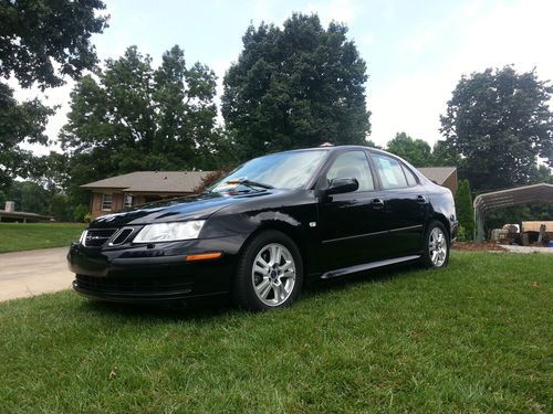 2007 saab 9-3 2.0t turbo 6-speed, leather, wood grain, beautiful, no reserve nr