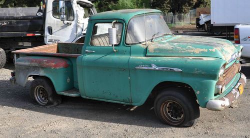 1958 chevrolet apache step side pickup