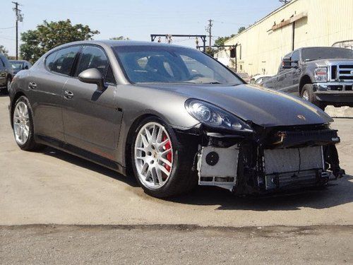 2013 porsche panamera gts damaged salvage runs! loaded rare only 1k miles l@@k!!