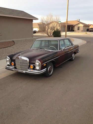 1972 mercedes benz se280    no reserve