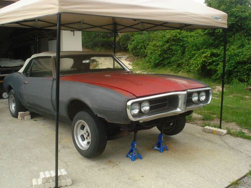 1968 firebird convertible loaded with rare options