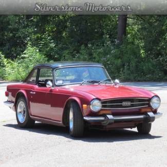 1974 burgundy! convertible and hardtop manual transmission runs and drives fun