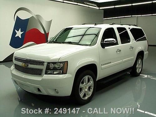 2008 chevy suburban ltz sunroof nav dvd rear cam 20's! texas direct auto