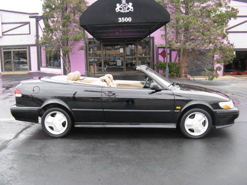 1999 saab 9.3 convertible - turbo - 72k two owner miles