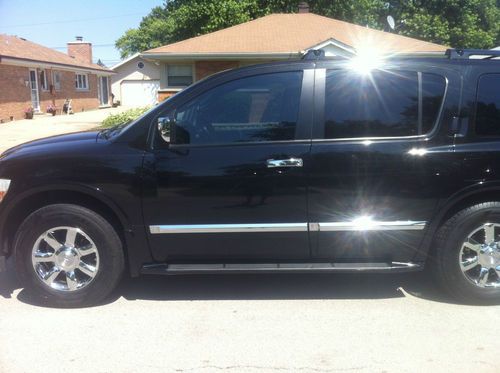 2005 Infinti QX56, Black exterior, gray leather interior. 4X4. 5.7 Lit. V8 Eng, US $16,000.00, image 3