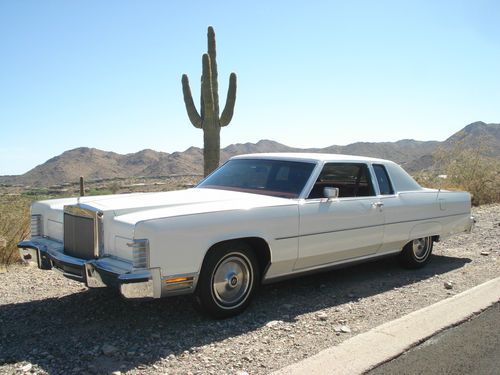 1977 lincoln continental base hardtop 2-door 6.6l