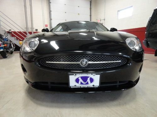 2007 jaguar xk coupe black on black gorgeous free shipping