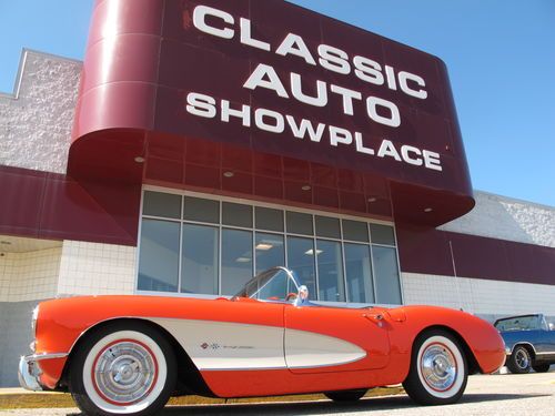 1957 corvette fuel injection 283/283 hp 4 speed both tops show and drive!