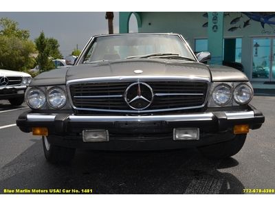 VERY CLEAN STRONG RUNNING Classic 1984 Mercedes 380SL 3.8L Convertible AM/FM/CD, image 2