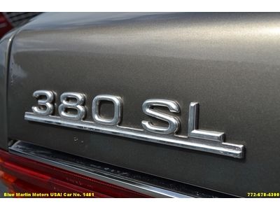 VERY CLEAN STRONG RUNNING Classic 1984 Mercedes 380SL 3.8L Convertible AM/FM/CD, image 21