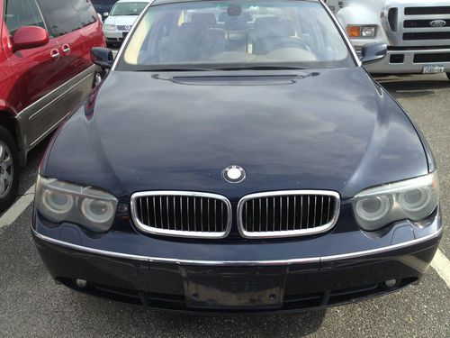 2005 bmw 745li base sedan 4-door 4.4l not running - no reserve