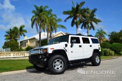 2006 hummer h2 4wd**low miles**chrome pack**navi**sunroof**dvd**xm**