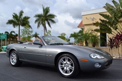 Supercharged convertible xkr 47k cpo heated leather carfax certified new brakes